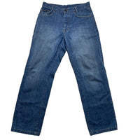YSL Vintage Yves Saint Laurent Navy Baggy Jeans (30W)