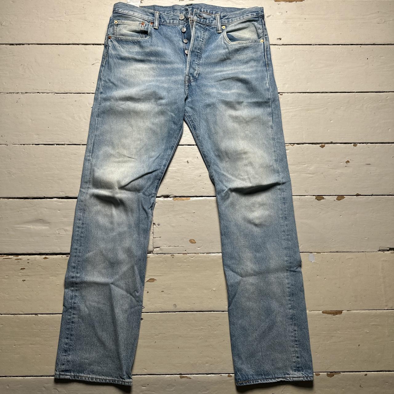 Levis Light Blue 501 Baggy Jeans