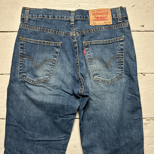 Levis 525 Vintage Flare Navy Jeans