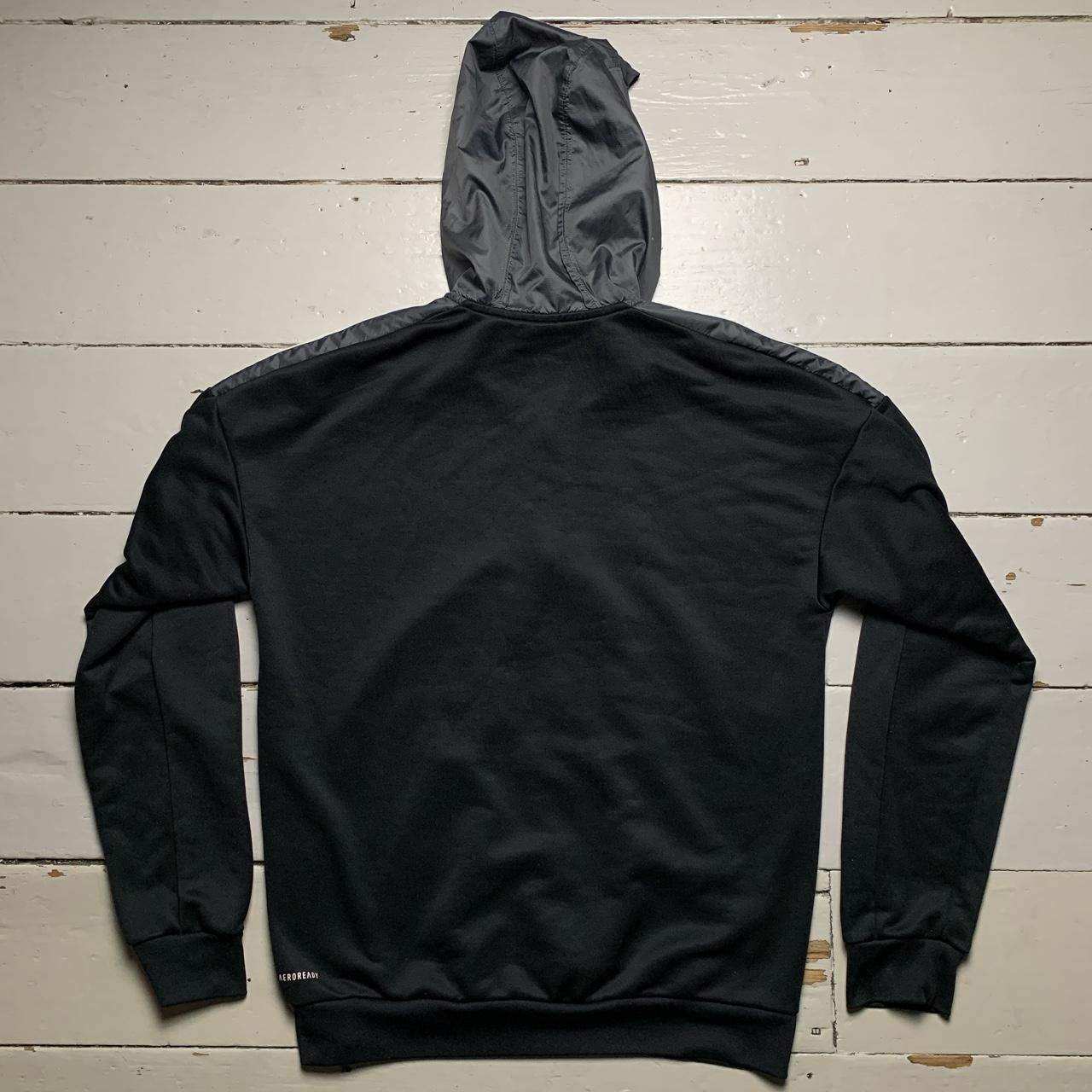 Adidas Aeroready Grey Black and White Tracksuit Hoodie