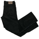 Moschino Jeans Vintage Black and Grey Stitch Jeans with Tape Repeat Logo (34W)
