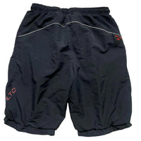Nike Air Max LTD Black and Red Shell Track Pant Shorts (L)