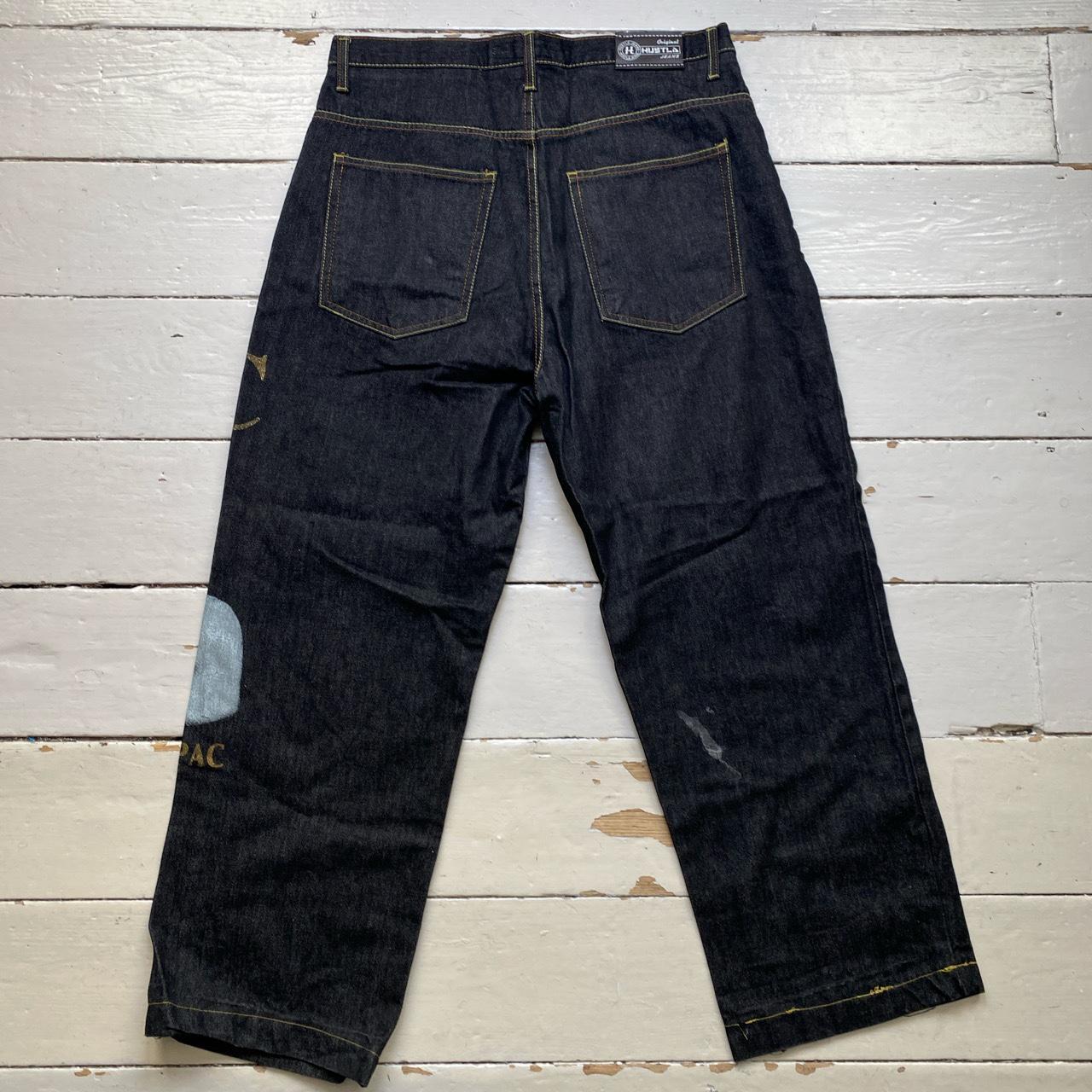2Pac Tupac Shakur Vintage Hustla Baggy Jeans