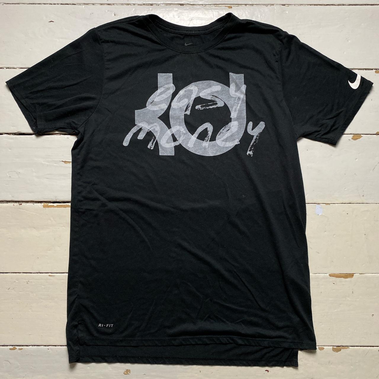 Nike KD Kevin Durang Easy Money T Shirt Black and White