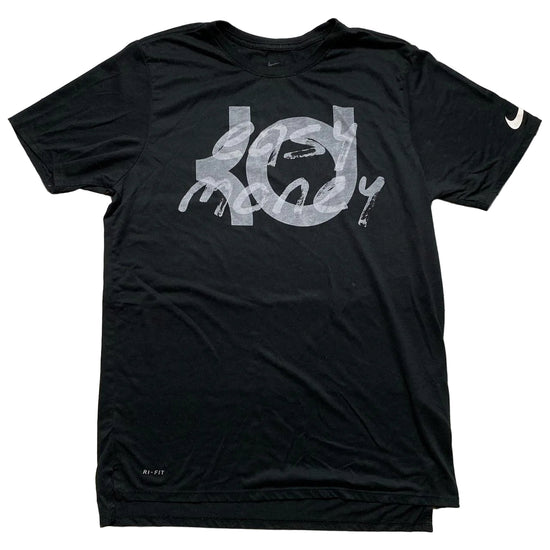 Nike KD Kevin Durang Easy Money T Shirt Black and White (L)