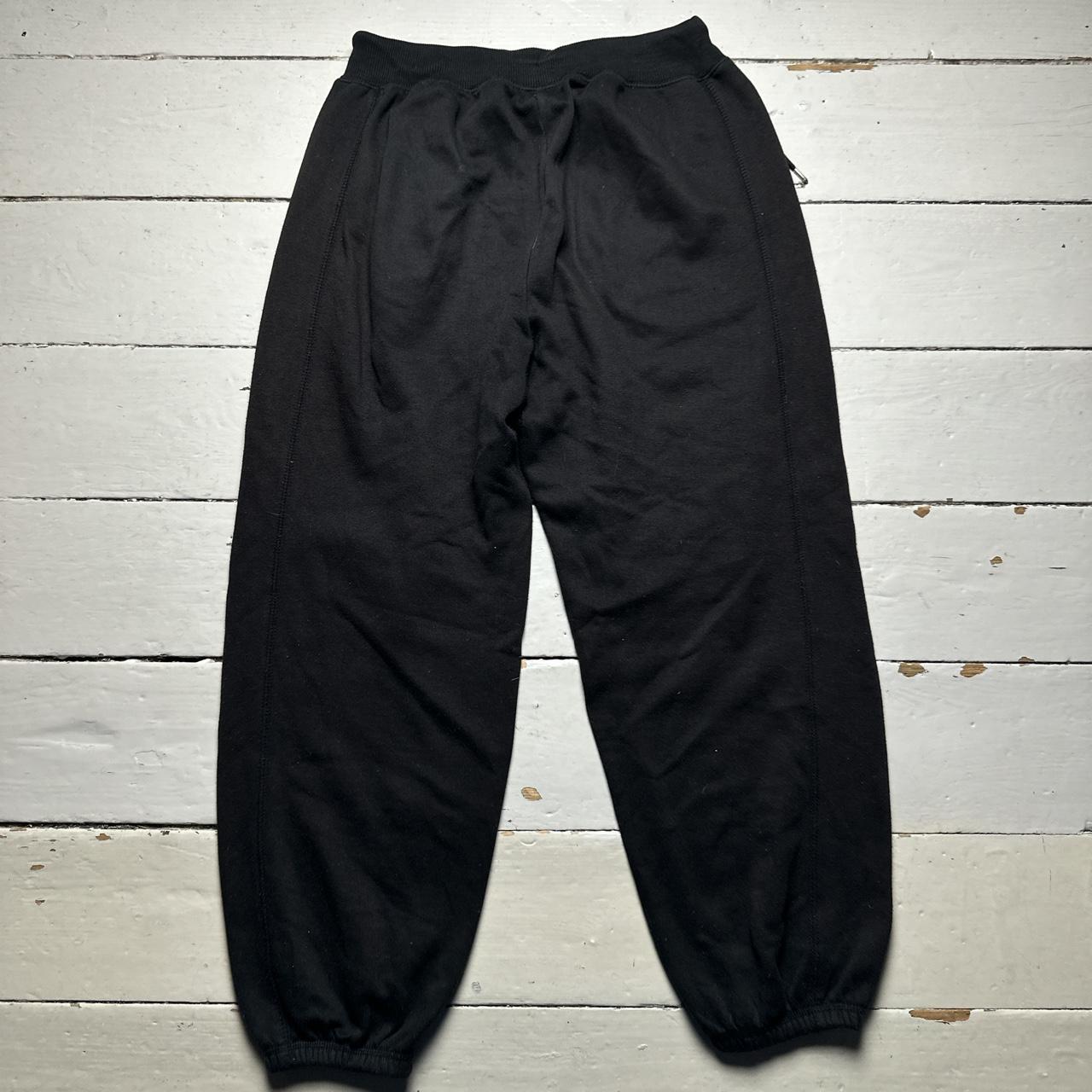 Nike Vintage Black and Red Swoosh Baggy Joggers