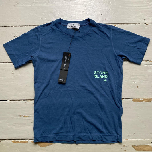 Stone Island Junior Blue T Shirt