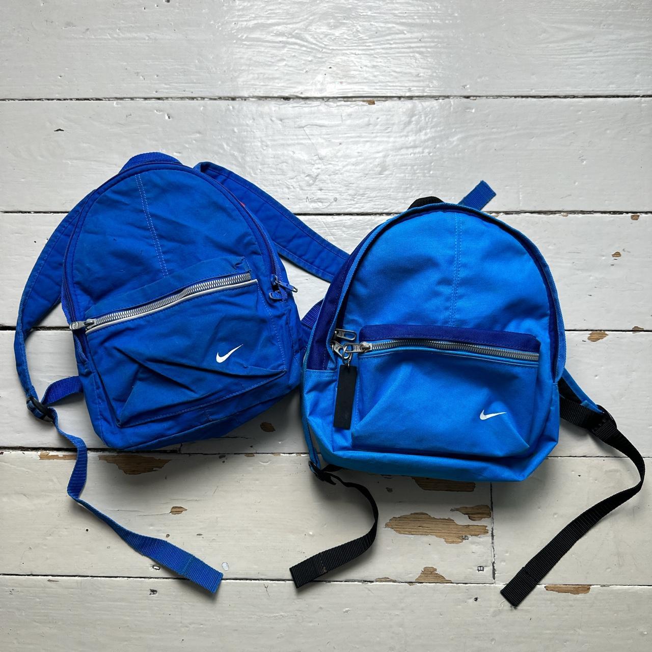 Nike Just Do It Vintage Bags Blue and White