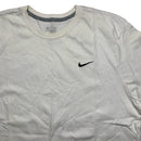 Nike Swoosh White and Black T Shirt (2XL)
