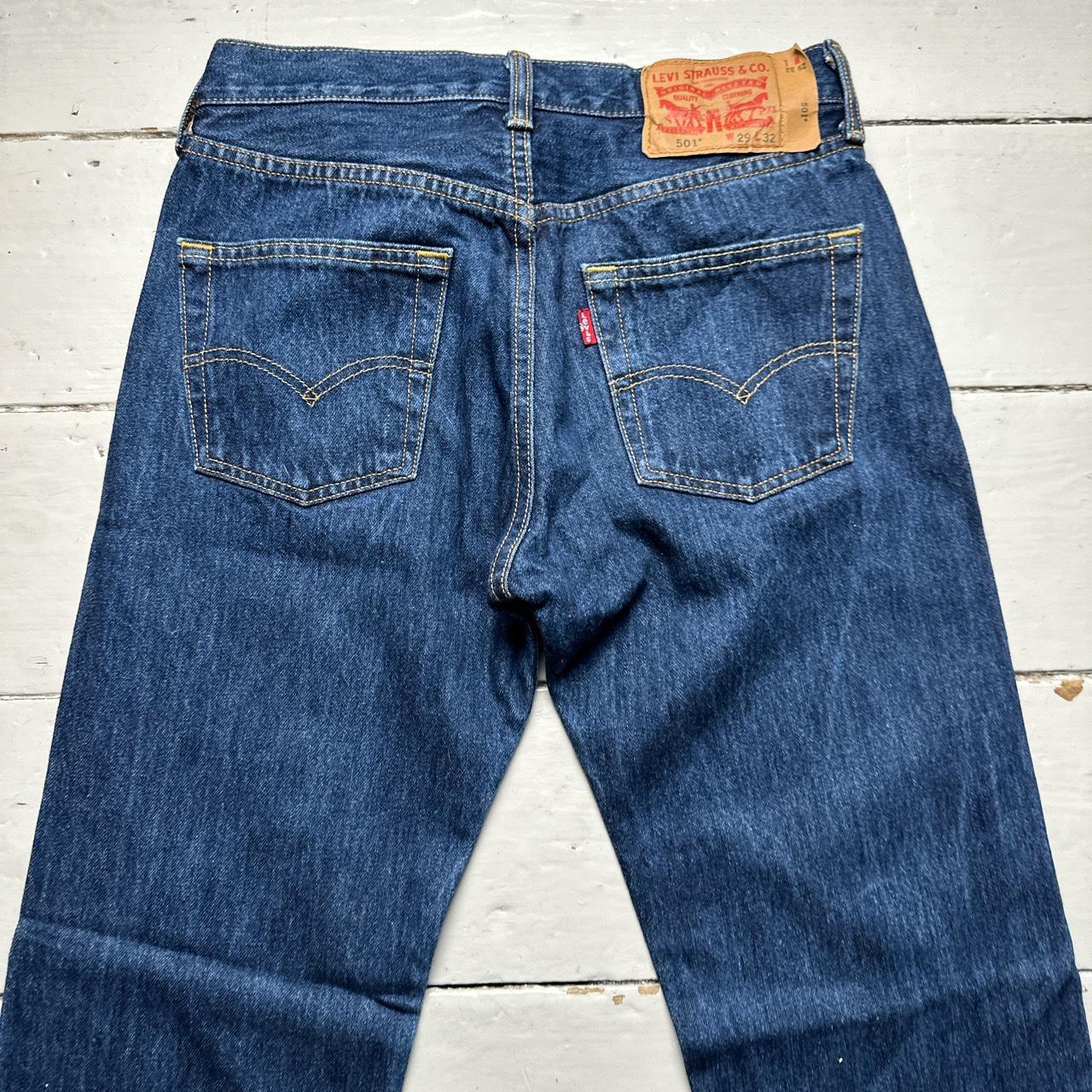 Levis 501 Dark Navy Jeans