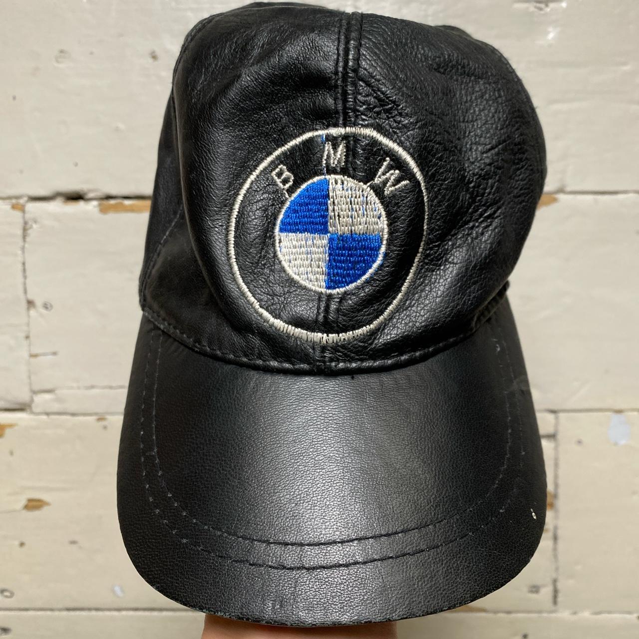 BMW Leather Cap Black