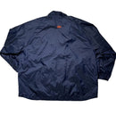 Nike Vintage 90’s Navy and Orange Swoosh Shell Tracksuit Half Zip Skidoo Jacket  (2XL)