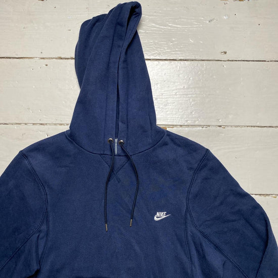 Nike Swoosh Vintage Navy and White Swoosh Hoodie