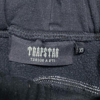 Trapstar Black Red and White Contrast Stitch Slim Joggers (XS)