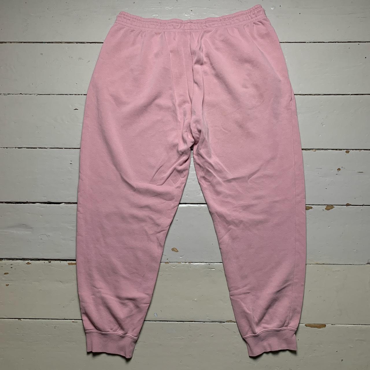 Nike Swoosh Pink and White Baggy Joggers