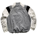 Lacoste Tracksuit Shell Windbreaker Jacket Grey Black and White (2XL)