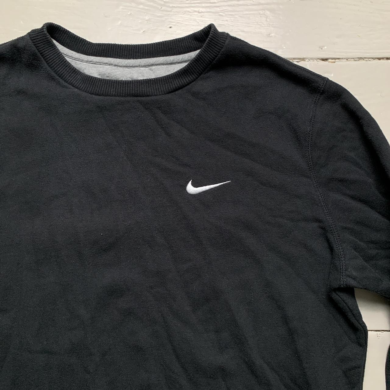 Nike Swoosh Black and White Jumper