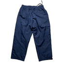 Nike Swoosh Navy and White Baggy Shell Trackpant Bottoms (XL)