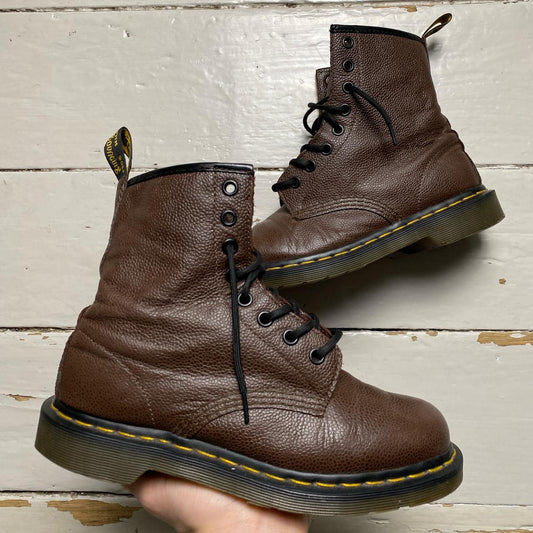 Dr Martens Brown High Boots