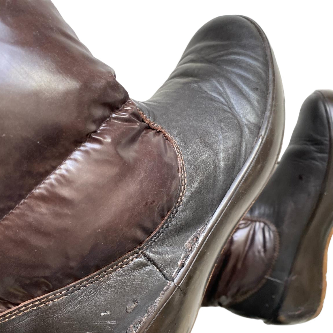 Moncler Brown Puffer Duvet Boots (UK 7)