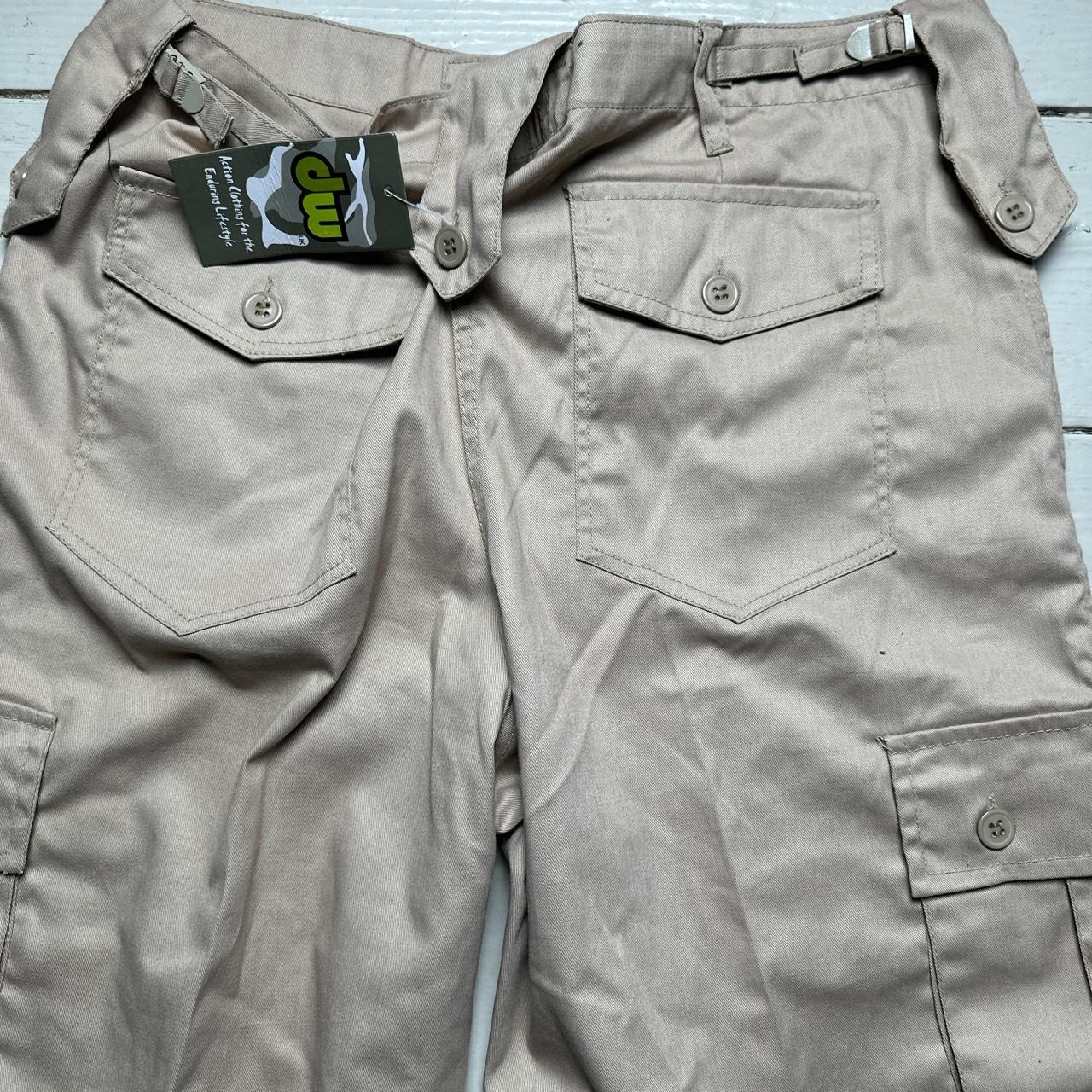 Beige Khaki Cargo Trousers Dallas Wear