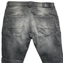 Money Clothing Jeans Grey Distressed (32W)