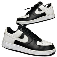 Nike Air Force 1 White and Black (UK 10)