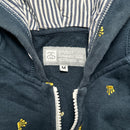 Stussy Multi SS Crown Embroidered Hoodie Navy and Yellow (M)