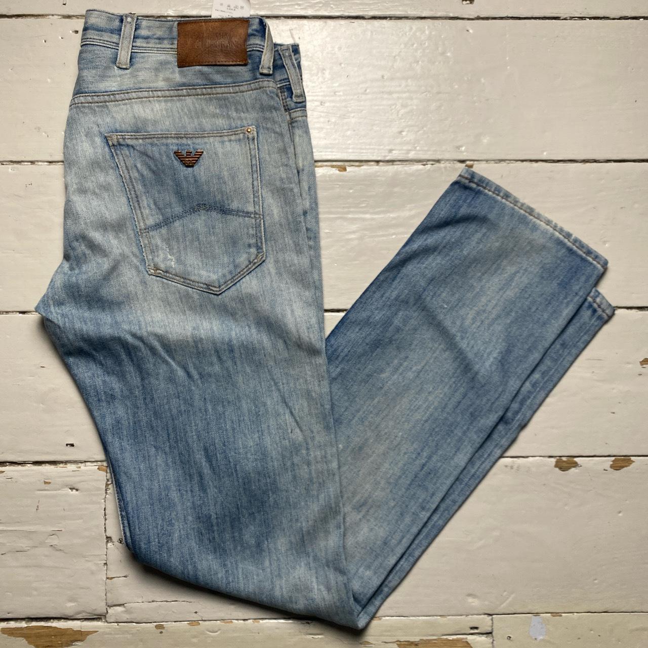 Armani J04 Vintage Light Blue Jeans