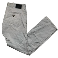 Armani Vintage J45 Regular Fit Silver Jean Trousers
