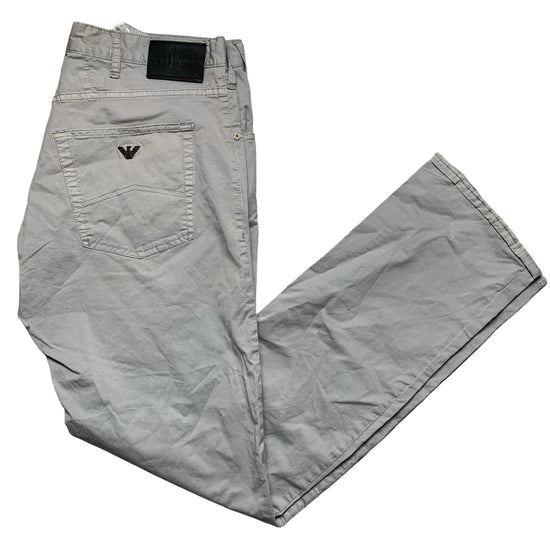 Armani Vintage J45 Regular Fit Silver Jean Trousers