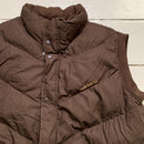 Adidas Brown and Gold Vintage Gilet