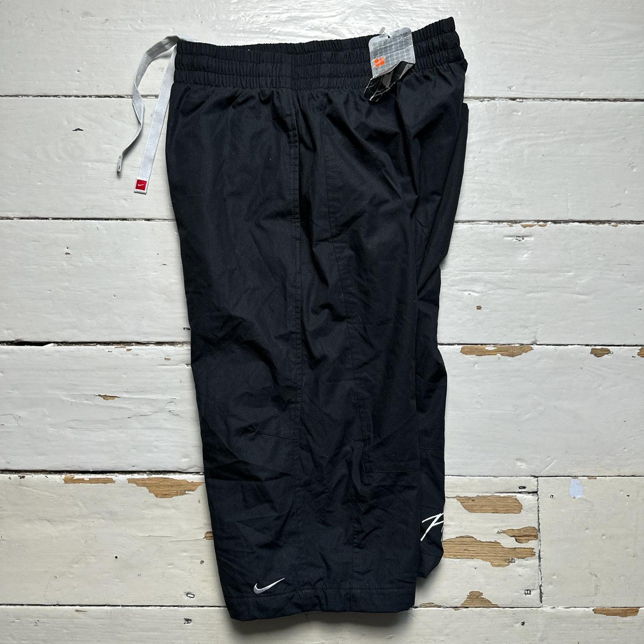 Nike Air Flight Black and White Shell Track Pant Shorts