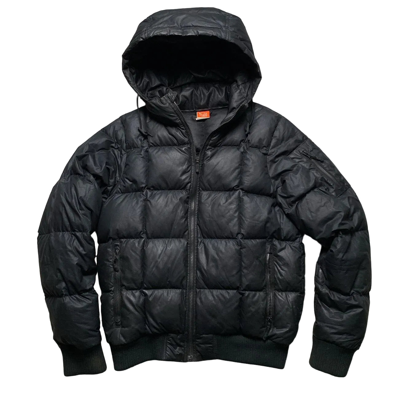 Nike Athletic Department Vintage Puffer Bubble Coat Black (S)