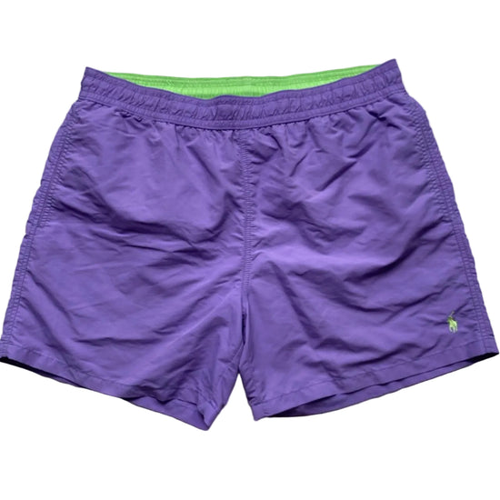 Polo Ralph Lauren Purple and Green Swim Shorts Trunks (XL)
