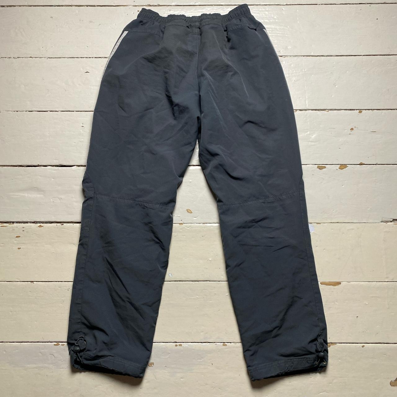 Adidas Grey Shell Baggy Track Pant Bottoms