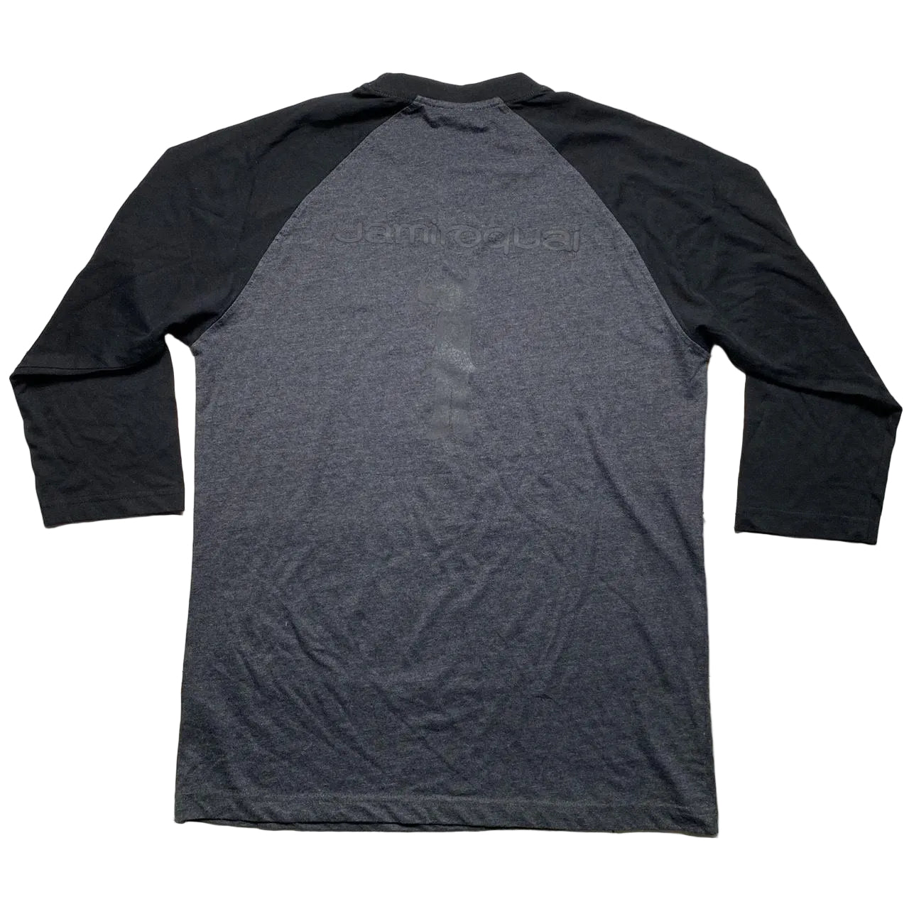 Jamiroquai Automation Black Grey and Red 3/4 Sleeve T Shirt (L)