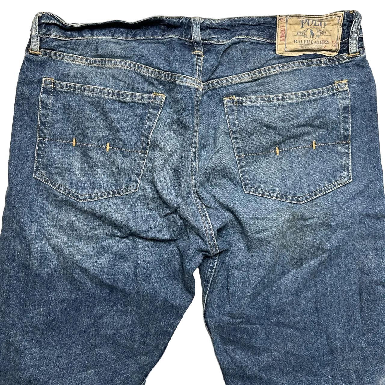 Polo Ralph Lauren Baggy Vintage Navy Jeans (34W)