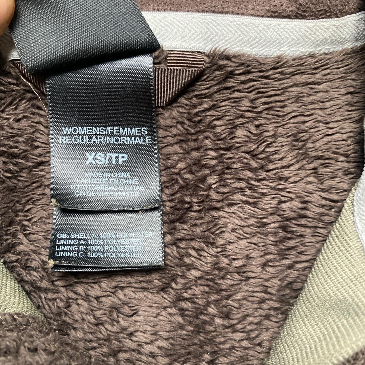 The North Face Brown Teddy Fur Zip Jumper