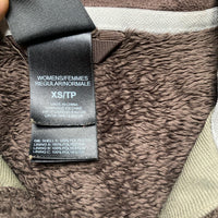 The North Face Brown Teddy Fur Zip Jumper (XS)