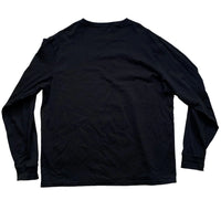 Kith Black and Felt Neon Yellow Long Sleeve Light Jumper (XL)