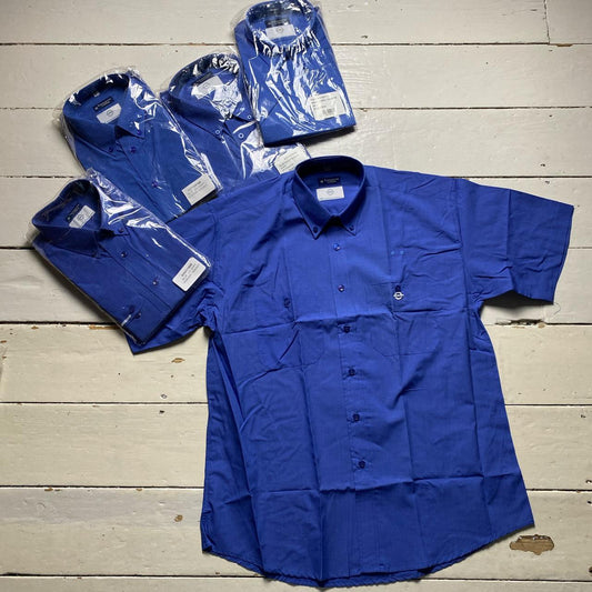 London Underground vintage Blue Short Sleeve Shirt