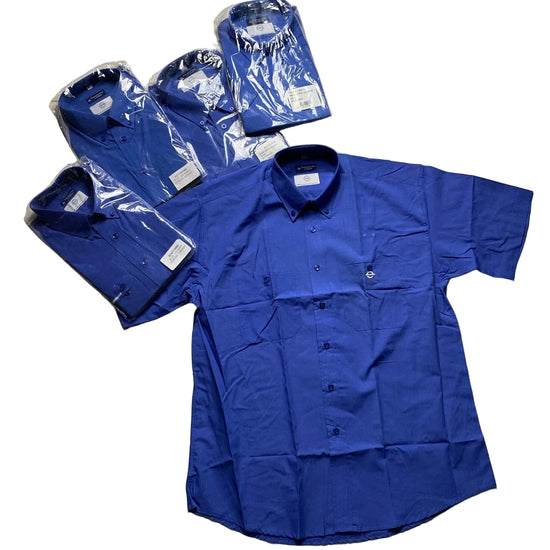 Workwear vintage Blue Short Sleeve Shirt (16/18)