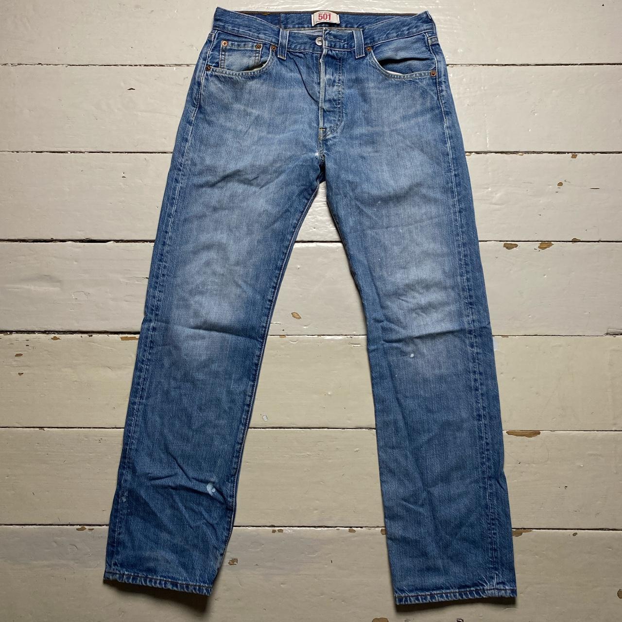 Levis 501 Light Blue Vintage Jeans