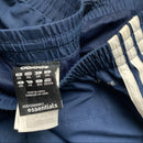 Adidas Performance Essentials Navy and White Strip Shorts (2XL)