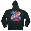 Browns Motorcycles Racing Green Blue and Red Hoodie (L)