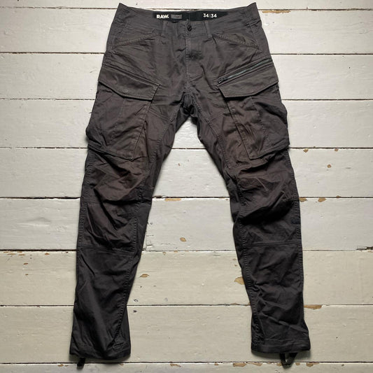 G Star Raw Brown Cargo Combat Army Trousers