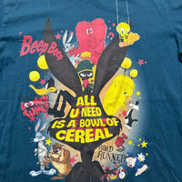 Iceberg Looney Tunes Vintage Taz Bunny Duck Tweety T Shirt (L)