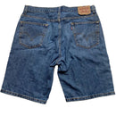 Levis 505 Baggy Vintage Navy Jean Short Jorts (36W)