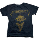 Venom Goth Grunge Black and Gold T Shirt